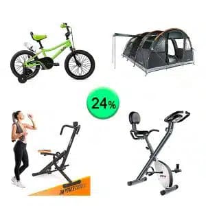Pallet de 14 artículos de Deporte sin revisar