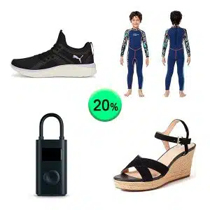 Caja de 32 artículos de Ropa y deporte sin revisar