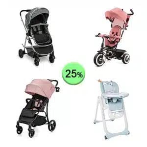 Pallet de 17 productos de Bebé y cuidado personal sin revisar