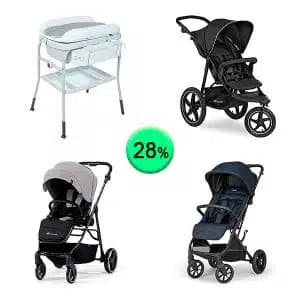 Pallet de 17 productos de Bebé y cuidado personal sin revisar