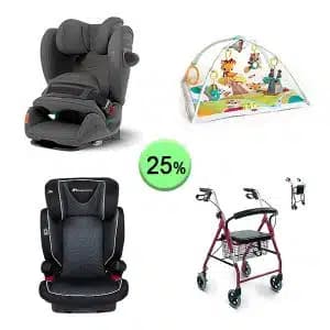 Pallet de 16 productos de Bebé y cuidado personal sin revisar