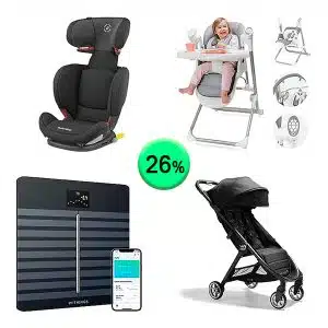 Pallet de 19 productos de Bebé y cuidado personal sin revisar