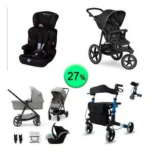 Pallet de 13 productos de Bebé y cuidado personal sin revisar