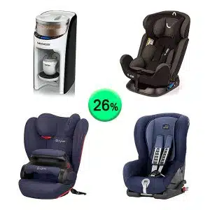 Pallet de 18 productos de Bebé y cuidado personal sin revisar