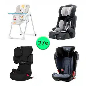 Pallet de 15 productos de Bebé y cuidado personal sin revisar