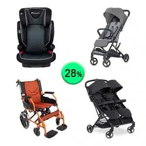 Pallet de 17 productos de Bebé y cuidado personal sin revisar