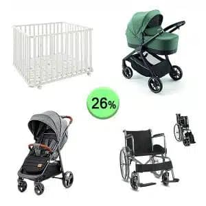 Pallet de 10 productos de Bebé y cuidado personal sin revisar