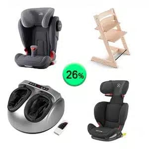 Pallet de 22 productos de Bebé y cuidado personal sin revisar