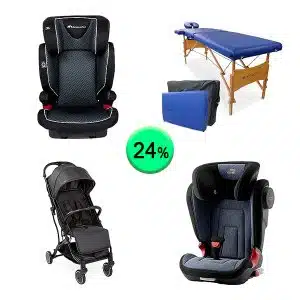 Pallet de 19 productos de Bebé y cuidado personal sin revisar