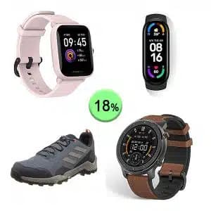 Caja de 58 productos de Ropa y Smartwatch sin revisar