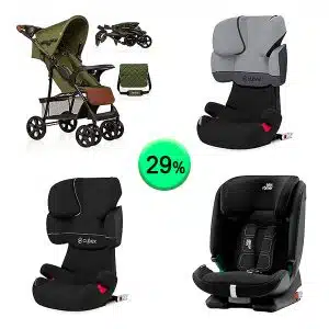 Pallet de 17 productos de Bebé y cuidado personal sin revisar