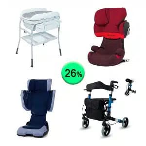 Pallet de 22 productos de Bebé y cuidado personal sin revisar