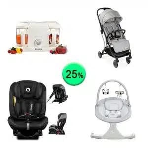 Pallet de 23 productos de Bebé y cuidado personal sin revisar