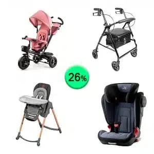 Pallet de 16 productos de Bebé y Cuidado Personal Sin Revisar