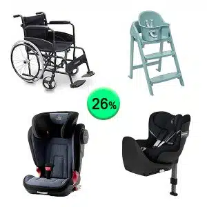 Pallet de 13 productos de Bebé y cuidado personal sin revisar