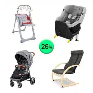 Pallet de 16 productos de Bebé y cuidado personal sin revisar