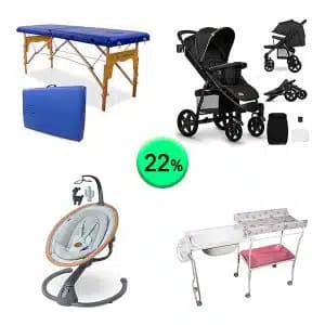 Pallet de 29 productos de Bebé y cuidado personal sin revisar