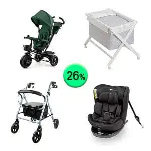 Pallet de 19 productos de Bebé y cuidado personal sin revisar