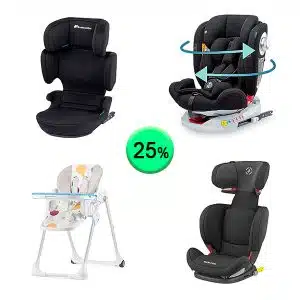 Pallet de 19 productos de Bebé y cuidado personal sin revisar