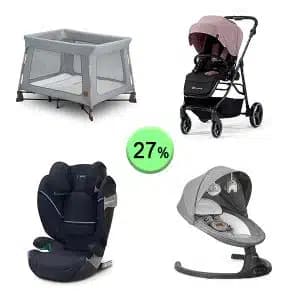 Pallet de 12 productos de Bebé y cuidado personal sin revisar