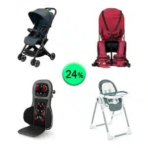 Palet de 23 productos de Bebé y cuidado personal sin revisar