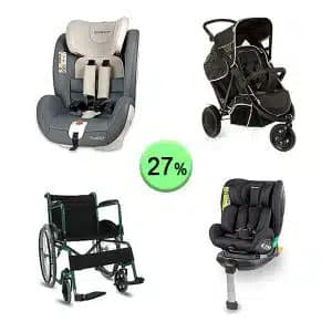 Pallet de 13 productos de Bebé y cuidado personal sin revisar