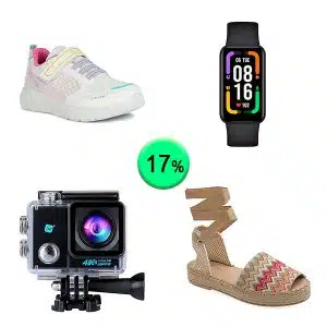 Caja de 44 productos de Ropa y smartwatch sin revisar