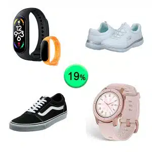 Caja de 40 productos de Ropa y smartwatch sin revisar