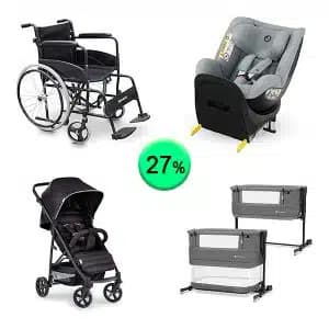 Pallet de 10 productos de Bebé y cuidado personal sin revisar