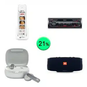 Caja de 47 Electrónica Sin Revisar