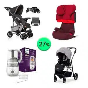 Pallet de 10 productos de Bebé y cuidado personal sin revisar