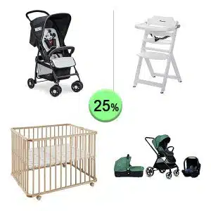 Pallet de 14 productos de Bebé y cuidado personal sin revisar