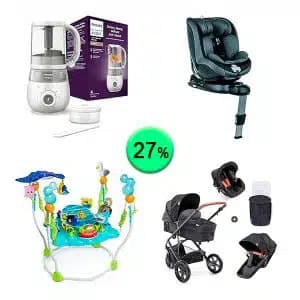 Pallet de 12 productos de Bebé y cuidado personal sin revisar