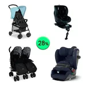 Pallet de 12 productos de Bebé y cuidado personal sin revisar