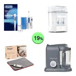 Caja de 17 productos de Bebé y cuidado personal sin revisar