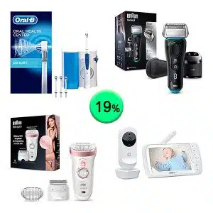 Caja de 23 productos de Bebé y cuidado personal sin revisar