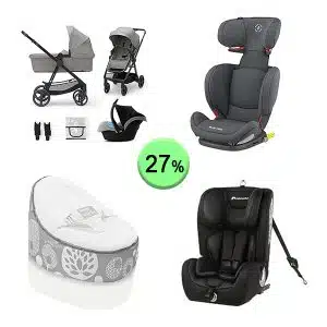 Pallet de 17 productos de Bebé y cuidado personal sin revisar