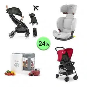 Pallet de 18 productos de Bebé y cuidado personal sin revisar