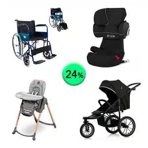 Pallet de 13 productos de Bebé y cuidado personal sin revisar