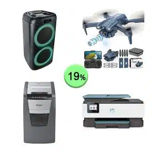 Pallet de 22 productos de Sonido y oficina sin revisar