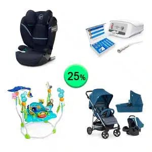 Palet de 11 productos de Bebé y cuidado personal sin revisar