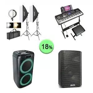 Pallet de 27 productos de Sonido y oficina sin revisar