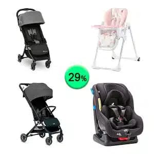 Pallet de 25 productos de Bebé y cuidado personal sin revisar