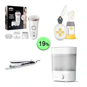Caja de 17 productos de Bebé y cuidado personal sin revisar