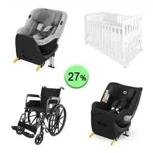 Pallet de 8 productos de Bebé y cuidado personal sin revisar