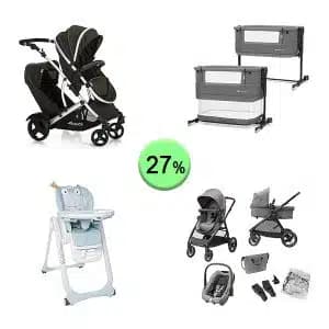 Pallet de 7 productos de Bebé y cuidado personal sin revisar