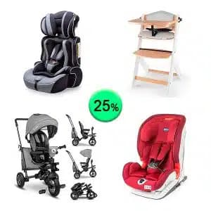 Pallet de 21 productos de Bebé y cuidado personal sin revisar