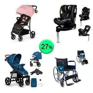 Pallet de 19 productos de Bebé y cuidado personal sin revisar
