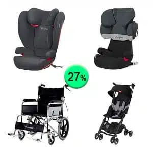 Pallet de 14 productos de Bebé y cuidado personal sin revisar