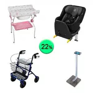 Pallet de 10 productos de Bebé y cuidado personal sin revisar